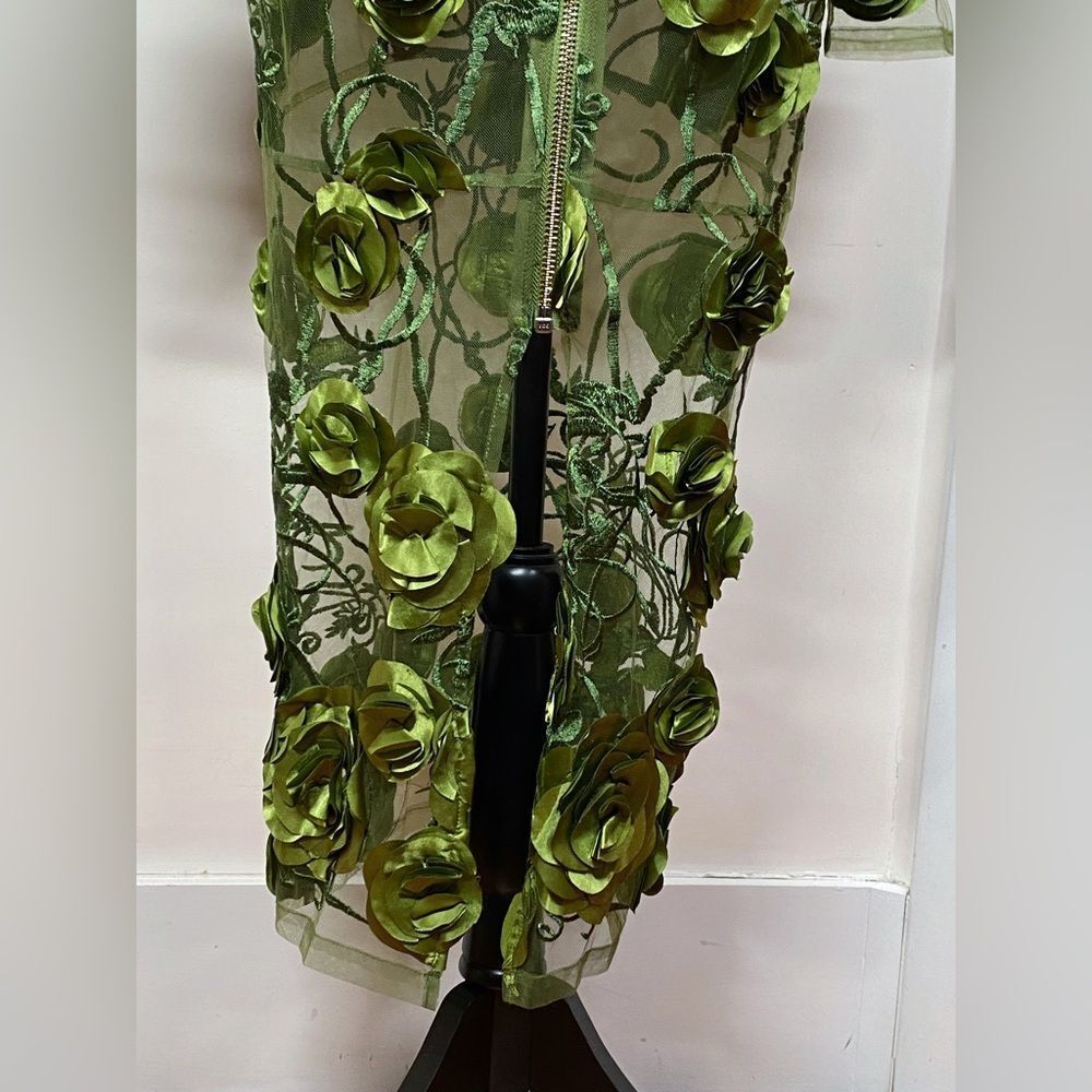 Zhivago Battle Lines Floral-Embellished Vendetta Dress size 6 - Picture 10 of 14